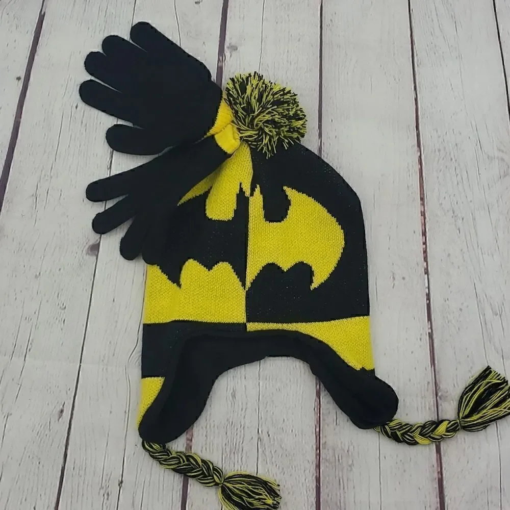 Berkshire Little Boys or Girls Batman Hat & Gloves Set